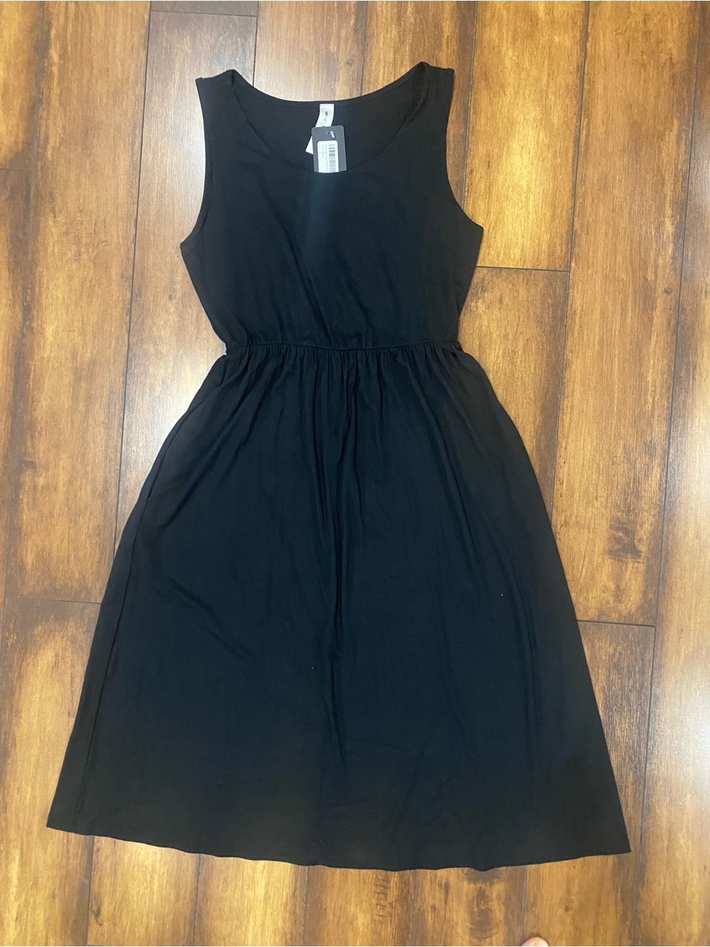 Vanilla Bay Black Sleeveless Midi Dress